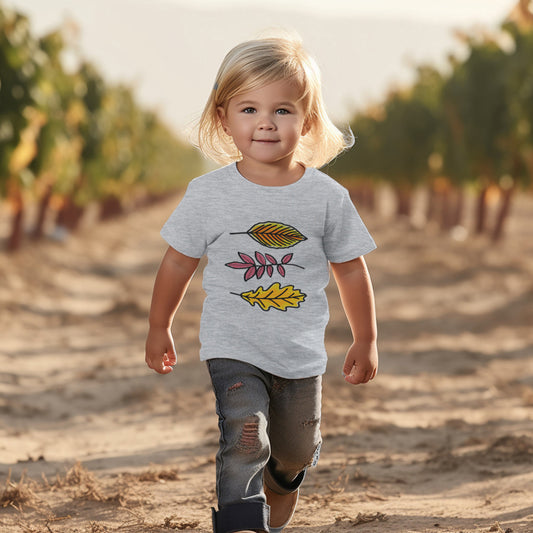 Three Leaves Fall Kid T-shirt