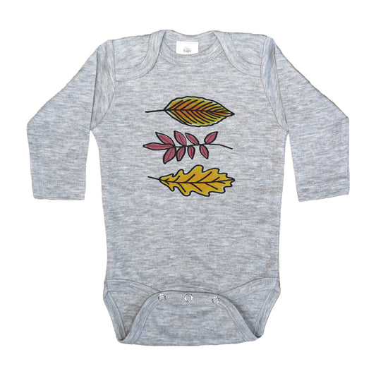 Three Leaves Fall Baby Body Suit