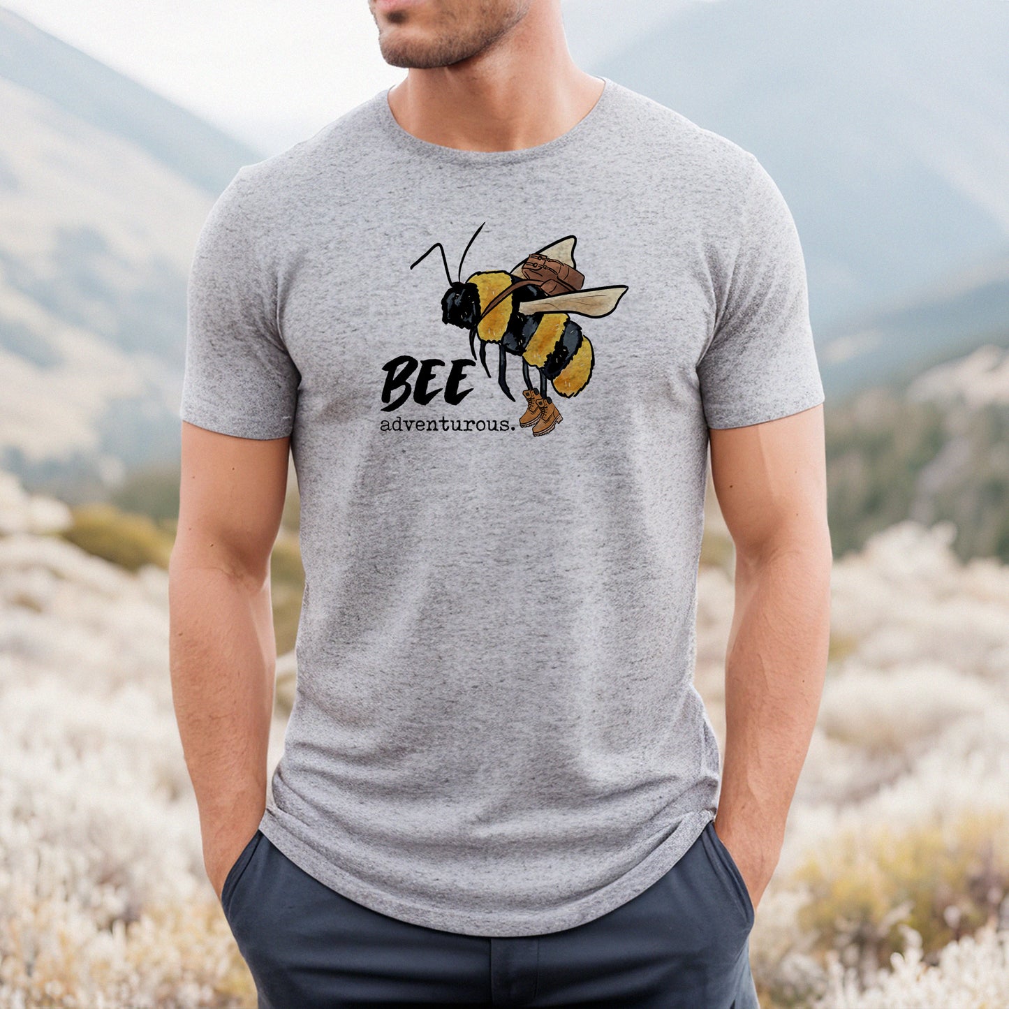 ADULT "Bee adventurous" Adventure Nature Adult Shirt