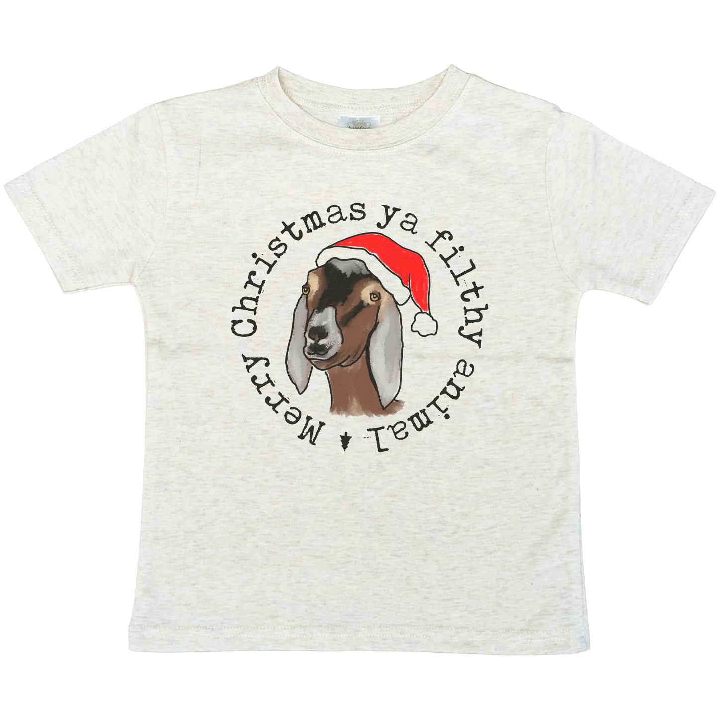 "Merry Christmas Ya Filthy Animal" Holiday Sleep N' Play Set | Ages 2T-5T Includes Shirt & Joggers