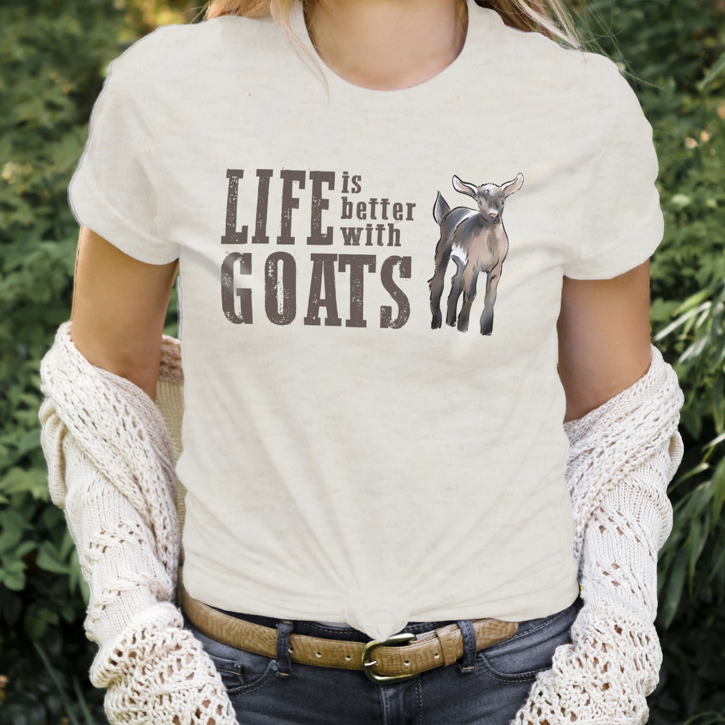 "Life is better with GOATS" 2024 Fair Western Mommy & Me