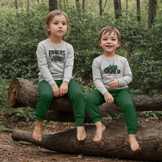 "drive" Set for Country Kids Sleep 'n Play Set | Size 2T through 5T | Includes Shirt & Joggers