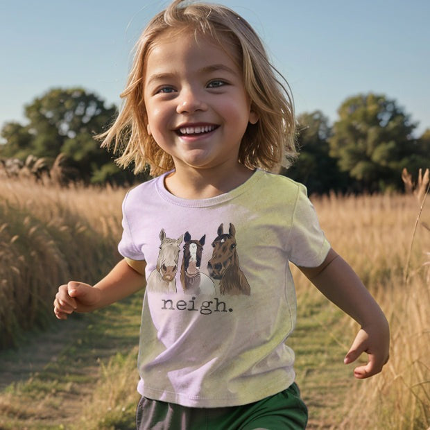 "Neigh" horse Toddler/Youth Tee