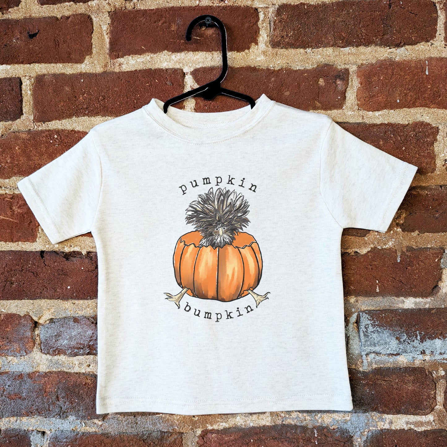 "Pumpkin Bumpkin" Country Chicken Tee for Kids