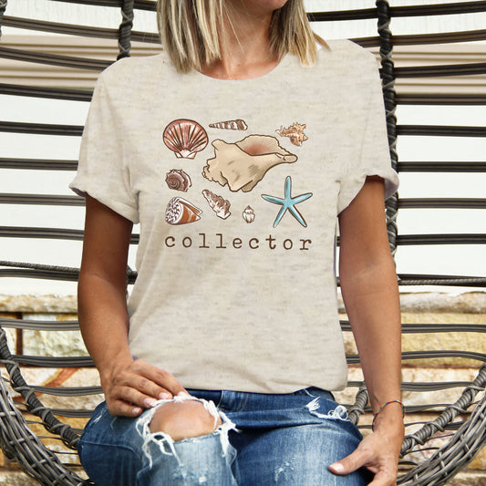 ADULT "Shell Collector" Beach Ocean Unisex Shirt