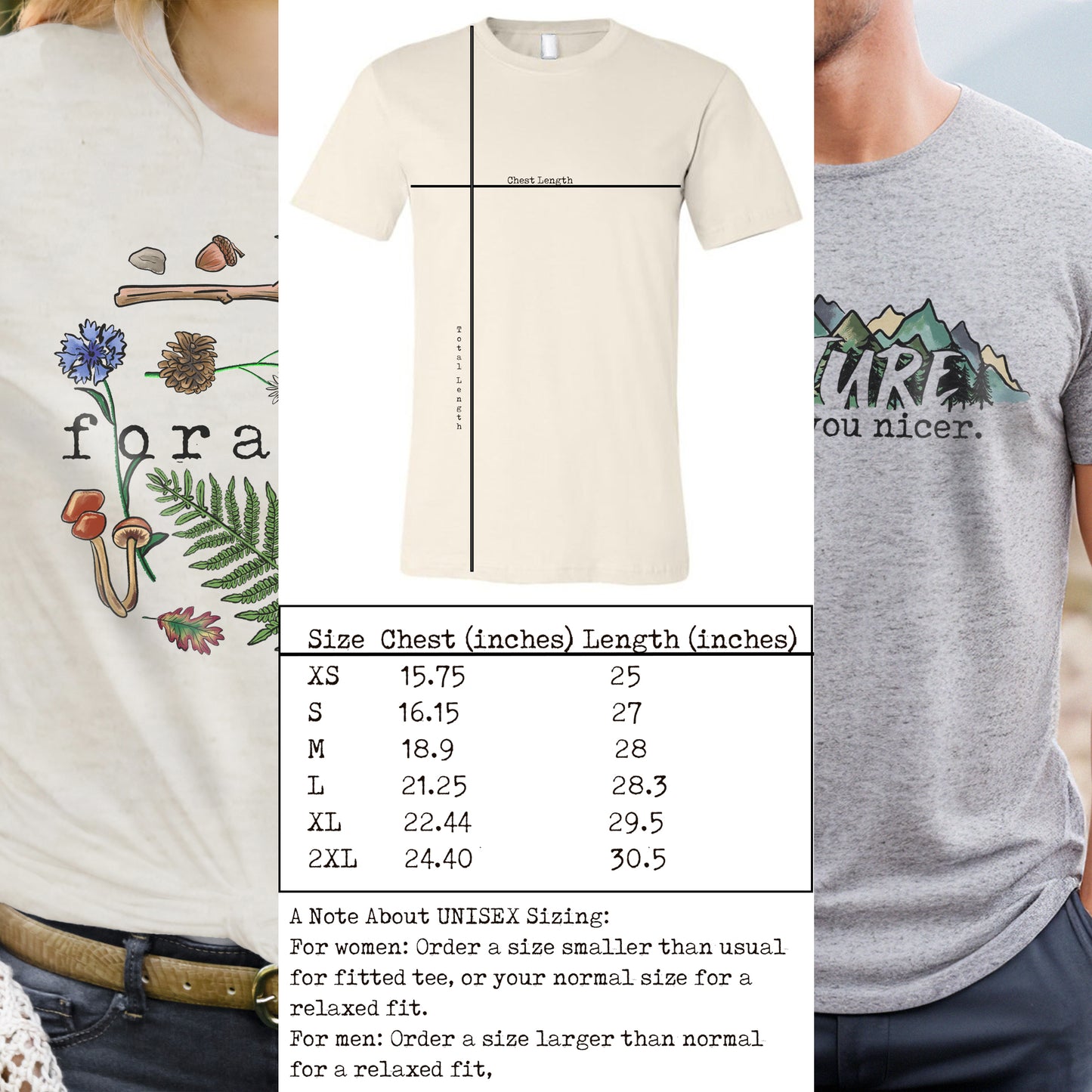 ADULT Three Fish Beige Outdoor Summer T-shirt