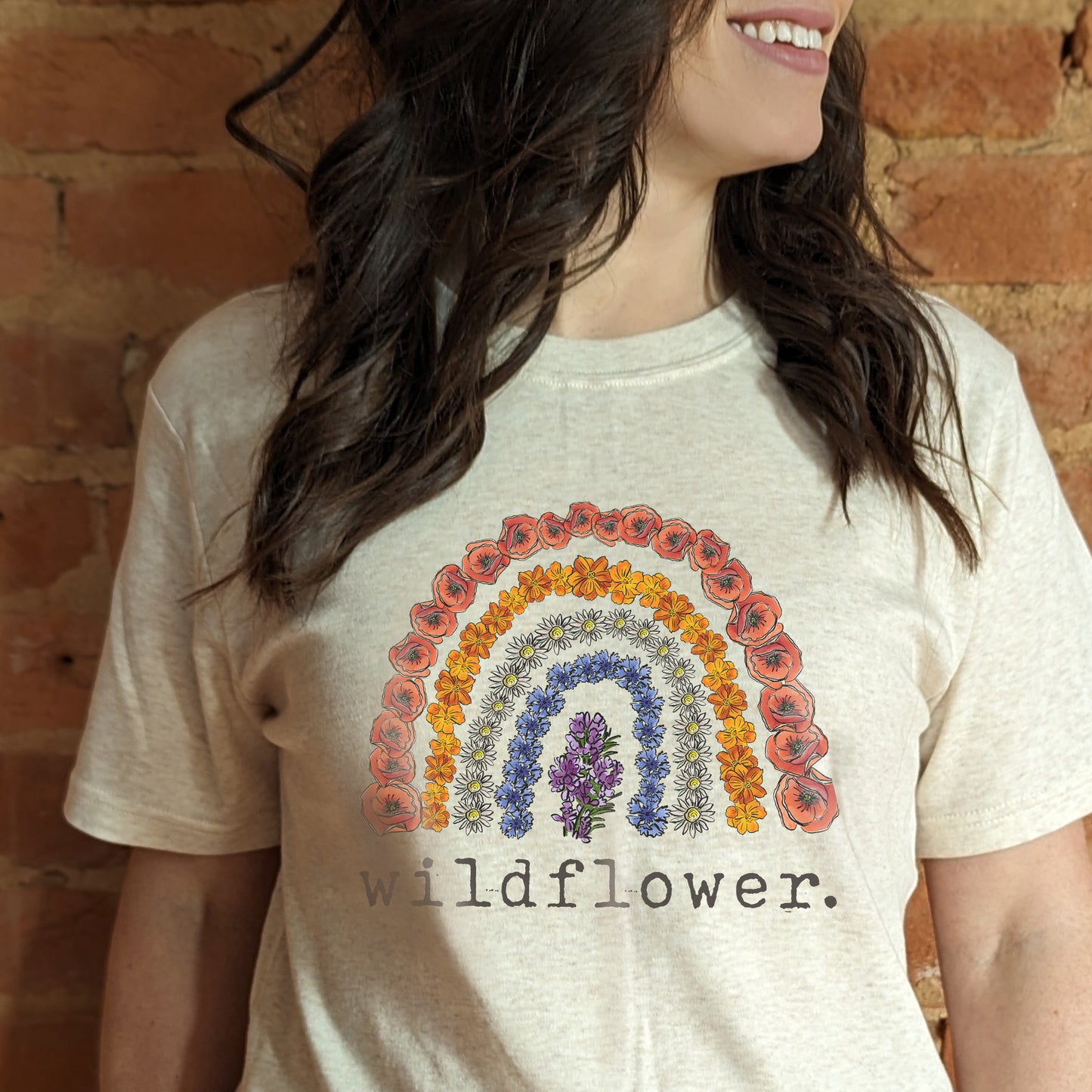 "Wildflower" Cute Adult Wildflower Mommy & Me matching Women & girls T-shirt